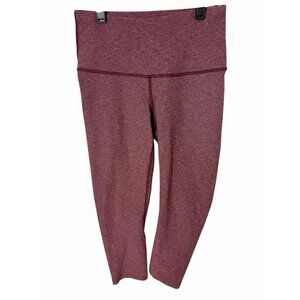 Women’s The North Face Flashdry Leggings Bottoms Small Burgundy With Pockets